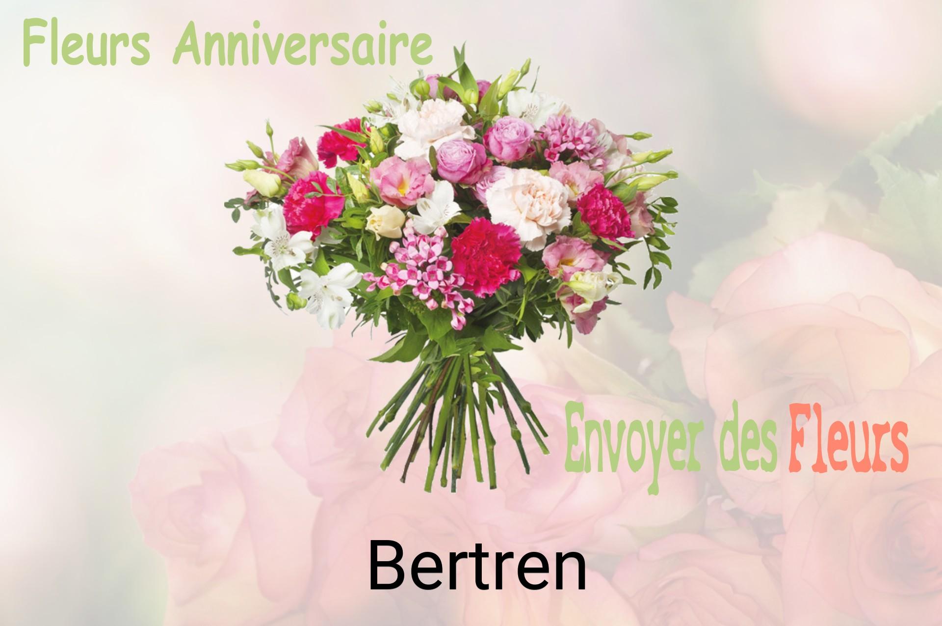 Bouquet de fleurs d’anniversaire livré à Bertren